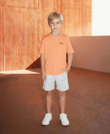 BACKGAMMON KIDS T- SHIRT ORANGE