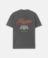 CREST T-SHIRT VINTAGE GREY