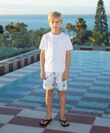 GCC ALL OVER PATCH KIDS SWIM SHORT