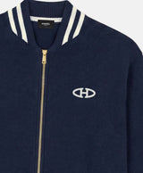 HERITAGE BOMBER JACKET KNIT NAVY