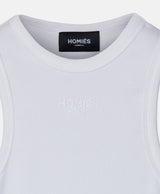 HOMIÉS CLUB WOMAN TANK TOP VINTAGE WHITE