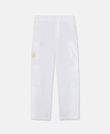 HOMIÉS LINEN CARGO PANTS VINTAGE WHITE