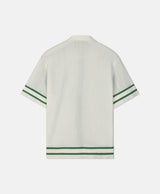HOMIÉS PADEL CLUB POLO KNIT WHITE GREEN