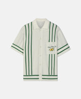 HOMIÉS PADEL CLUB POLO KNIT WHITE GREEN