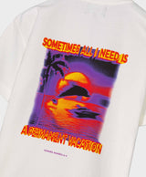 PERMANENT VACATION T-SHIRT VINTAGE WHITE