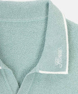 HOMIÉS BOUCLE POLO VINTAGE TEAL