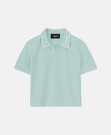 HOMIÉS BOUCLE KIDS POLO VINTAGE TEAL