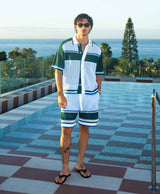 HOMIÉS SHORTS KNIT MULTICOLOR GREEN