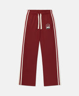 RACING TRACK PANTS BURGUNDY