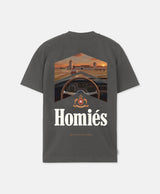 RACING LA FINCA T-SHIRT VINTAGE GREY