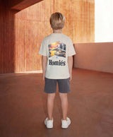 RACING KIDS T-SHIRT SPECIAL AUTO BEIGE