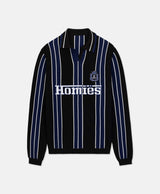 STRIPED POLO COTTON KNIT