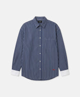STRIPES SHIRT LONG SLEEVE NAVY