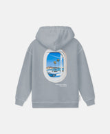 VIDEOGAME 6.0 KIDS ZIPPER HOODIE VINTAGE LIGHT GREY