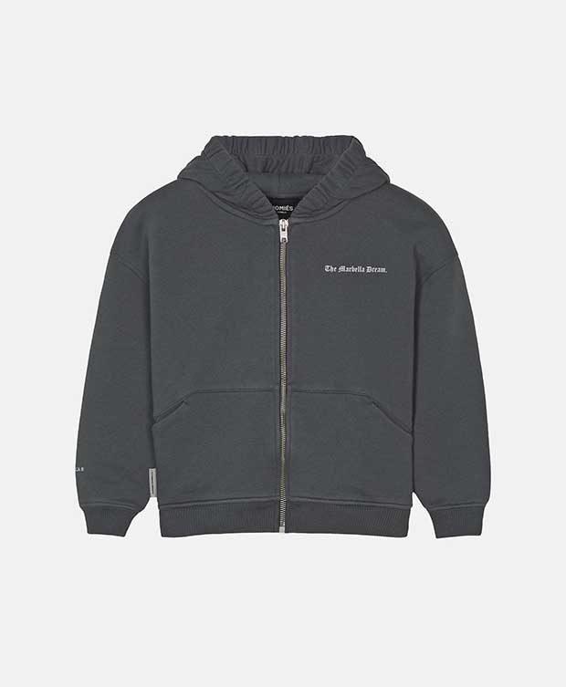 VIDEOGAME 4.0 KIDS ZIPPER HOODIE VINTAGE GREY