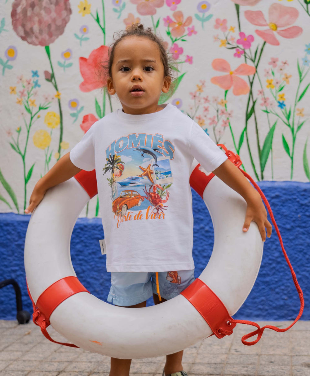 EL ARTE DE VIVIR KIDS T-SHIRT WHITE