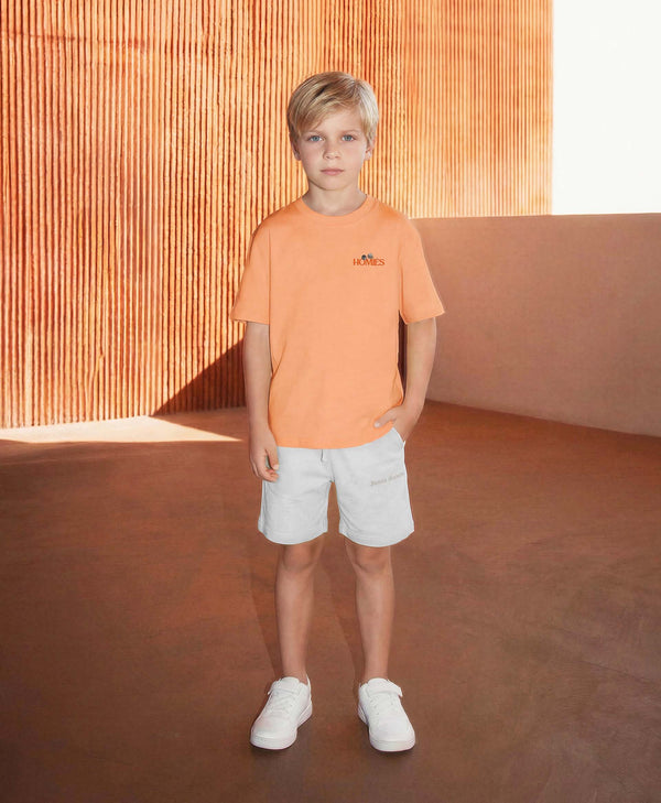 BACKGAMMON KIDS T- SHIRT ORANGE