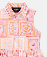 BANDANA DRESS PINK GIRLS