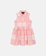 BANDANA DRESS PINK GIRLS