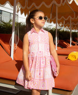 BANDANA DRESS PINK GIRLS