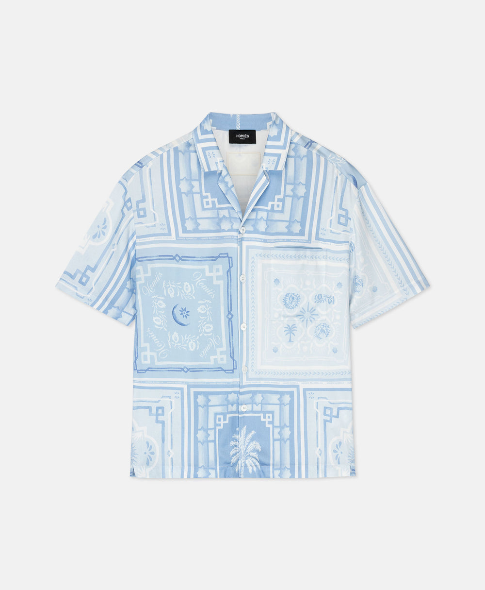 BANDANA SHIRT CELESTE