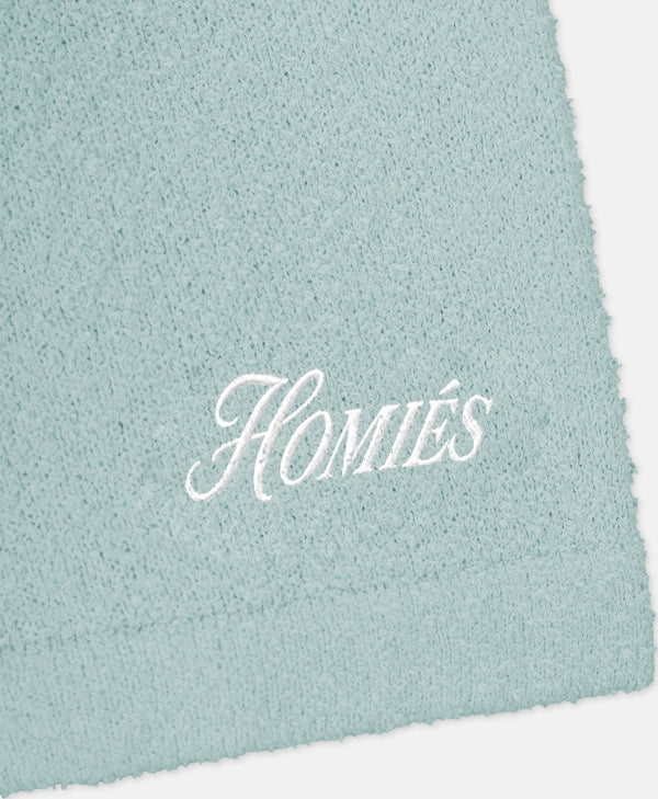 HOMIÉS BOUCLE KIDS SHORTS VINTAGE TEAL