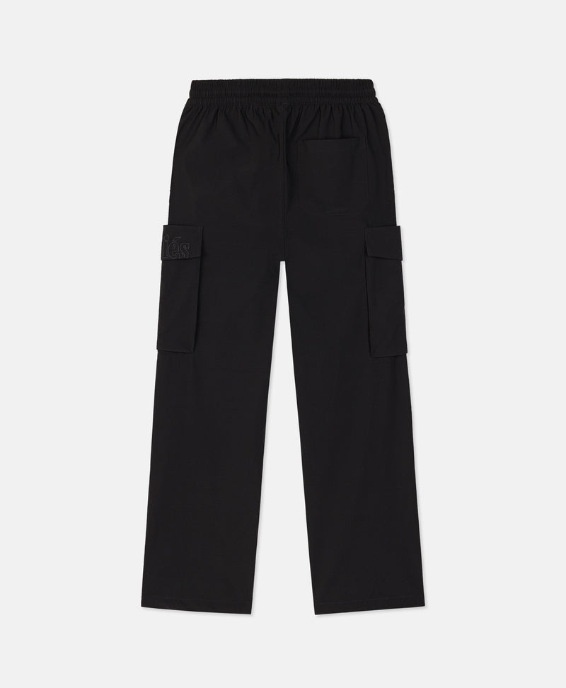 OVERSIZED CARGO PANTS BLACK