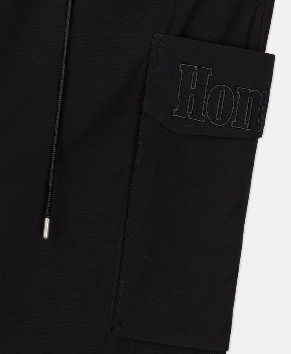 OVERSIZED CARGO PANTS BLACK