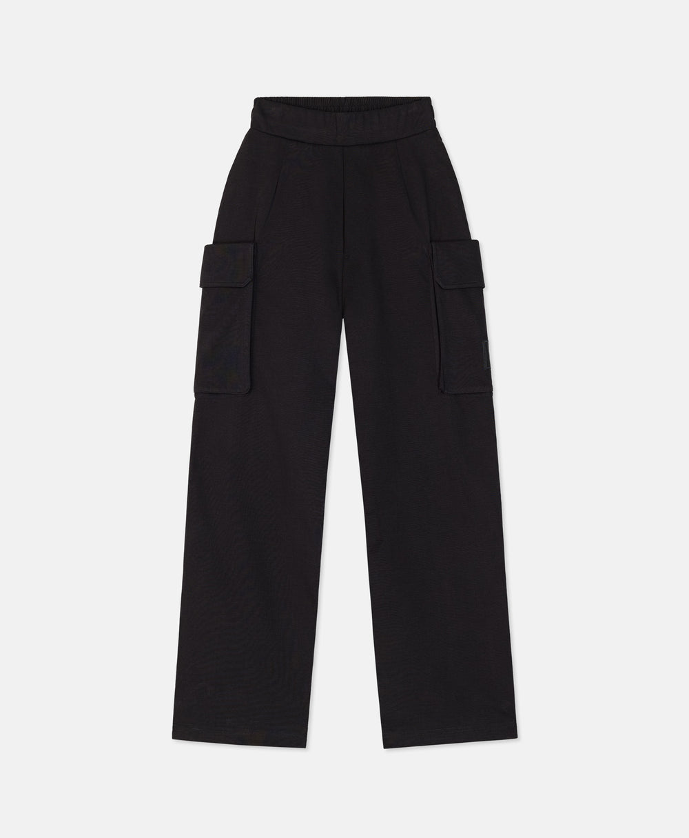 WOMAN CARGO PANTS  BLACK