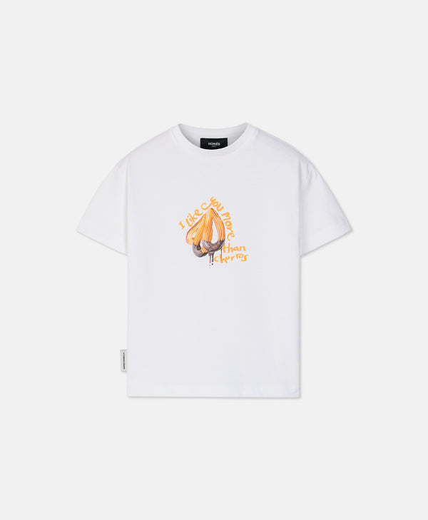 HOMIÉS CHURROS KIDS T-SHIRT WHITE