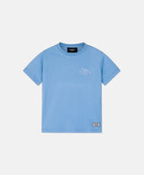 CLASSIC KIDS T-SHIRT EMBROIDERY PLACID BLUE