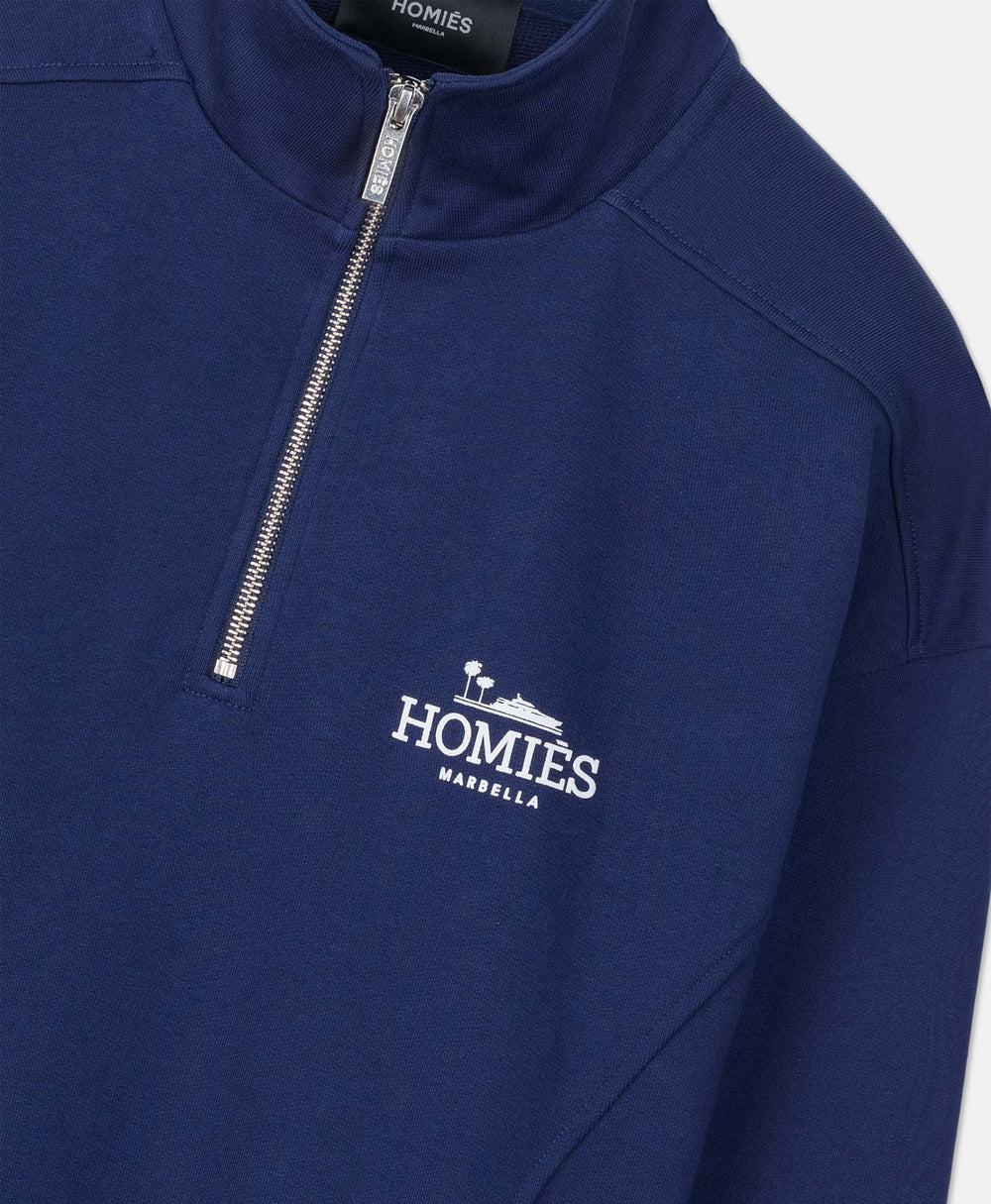 CLASSIC HALF ZIPPER DARK NAVY