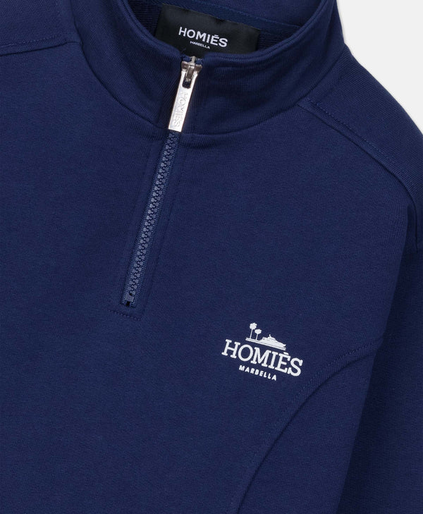 CLASSIC KIDS HALF ZIPPER DARK NAVY