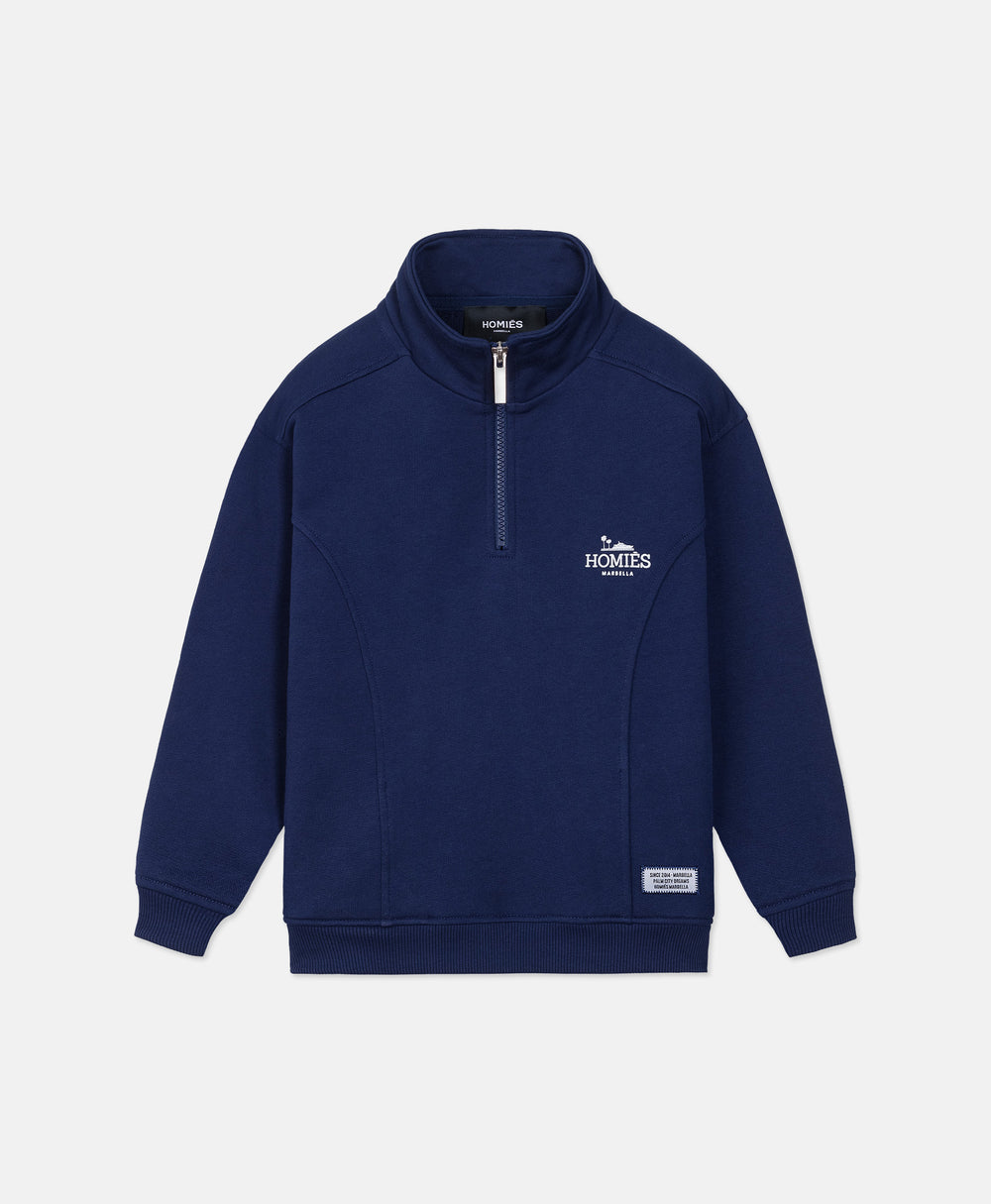 CLASSIC KIDS HALF ZIPPER DARK NAVY