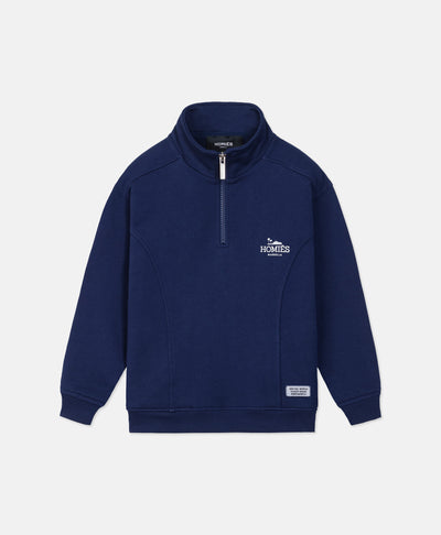 CLASSIC KIDS HALF ZIPPER DARK NAVY