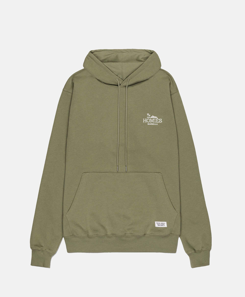 CLASSIC HOODIE EMBROIDERY KHAKI