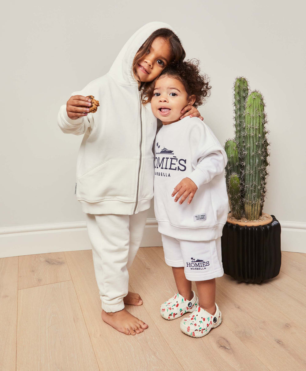 CLASSIC KIDS SWEATSHIRT WHITE