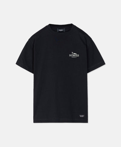 CLASSIC T-SHIRT RUBBER BLACK SMALL LOGO