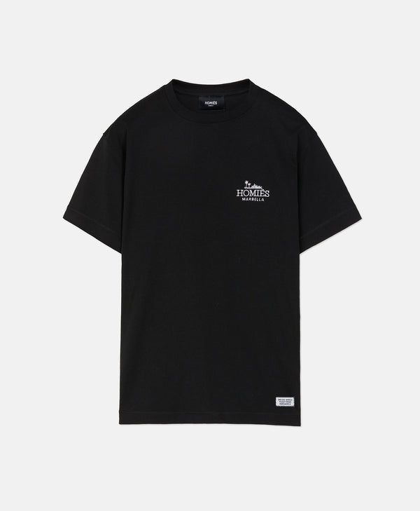 CLASSIC T-SHIRT EMBROIDERY BLACK/WHITE