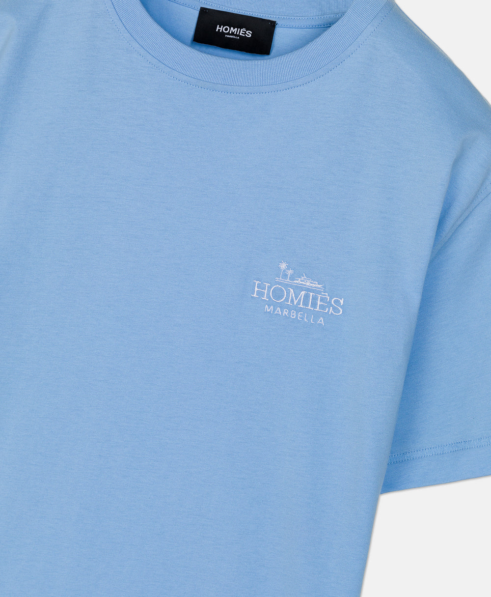 CLASSIC T-SHIRT EMBROIDERY LIGHT BLUE