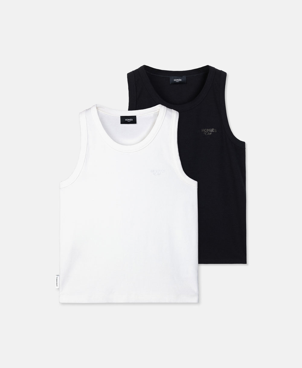 PACK OF 2 HOMIÉS CLUB MAN TANK TOPS