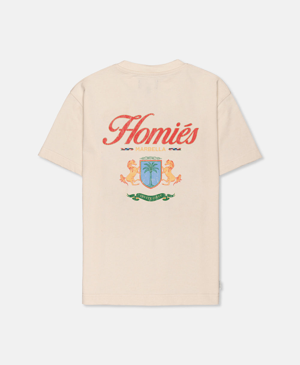 CREST T-SHIRT BEIGE