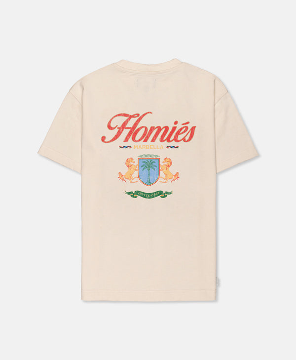 CREST T-SHIRT BEIGE