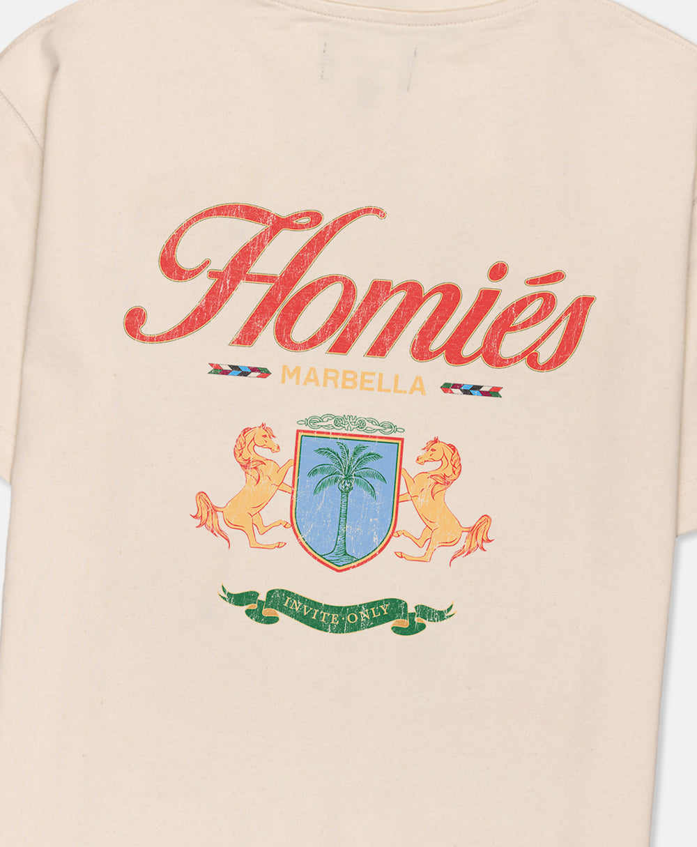 CREST T-SHIRT BEIGE