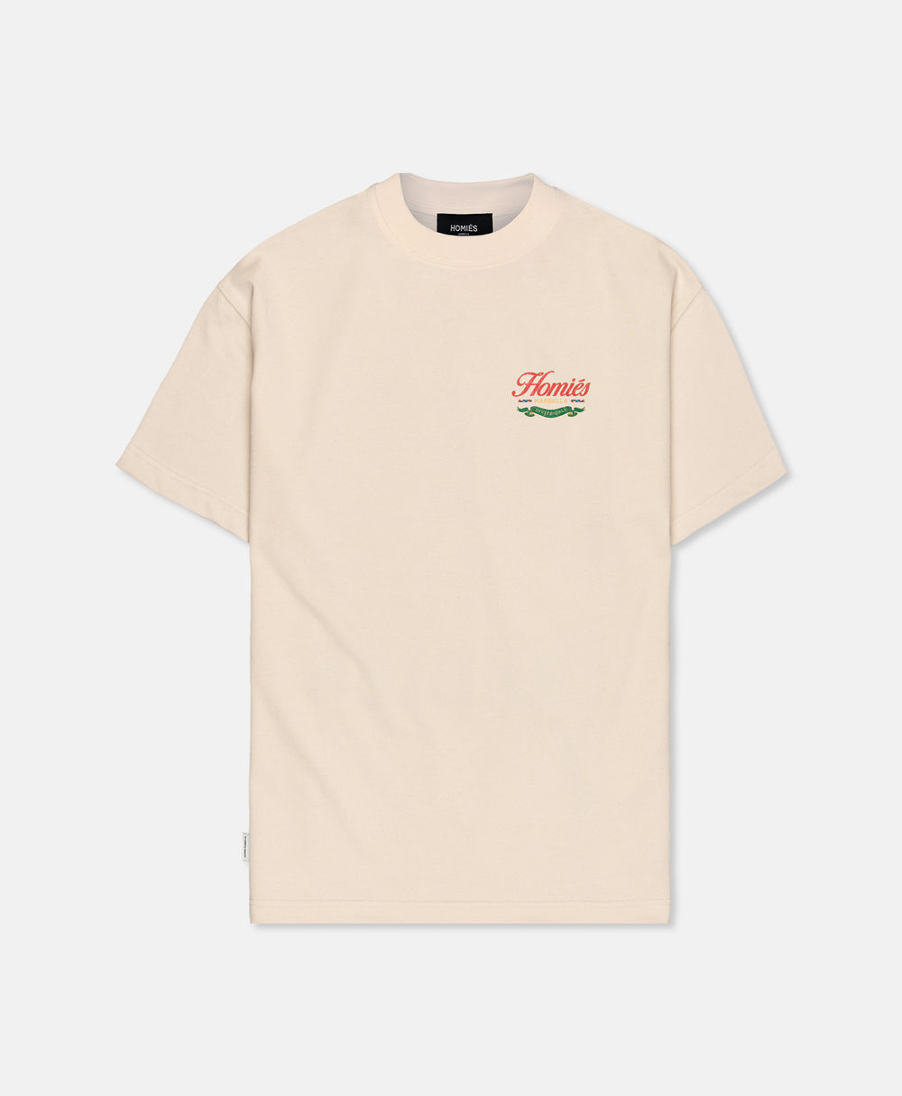 CREST T-SHIRT BEIGE