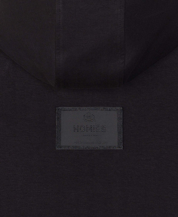 WOMAN CROP HOODIE BLACK