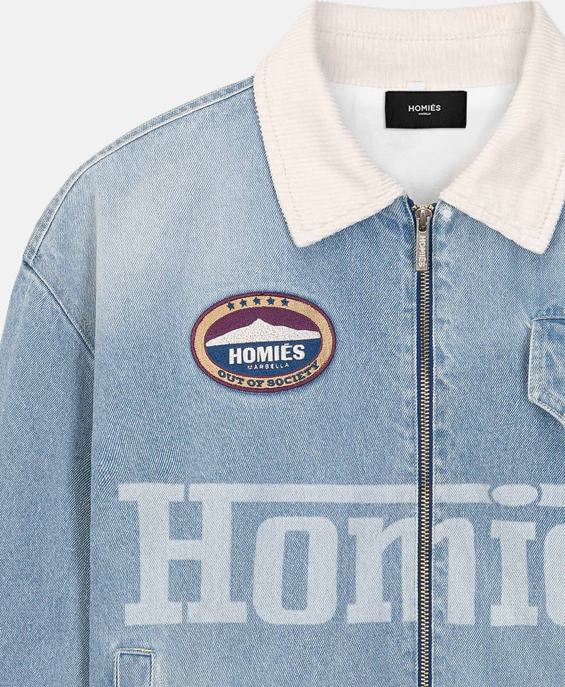 VINTAGE FADED DENIM JACKET