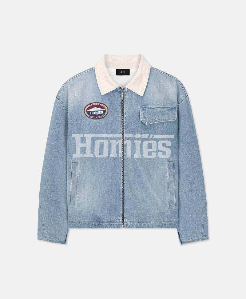 VINTAGE FADED DENIM JACKET