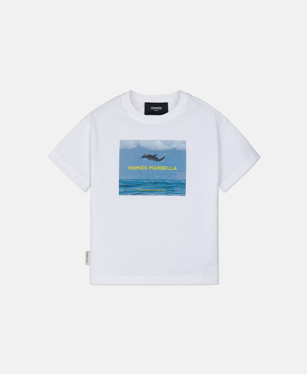 DOLPHIN KIDS T-SHIRT WHITE