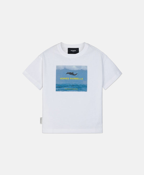 DOLPHIN KIDS T-SHIRT WHITE